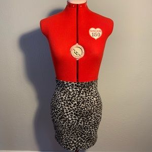 Leopard Mini Skirt
